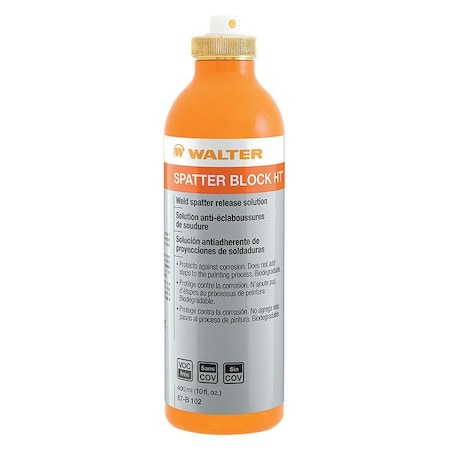Walter Surface Technologies Af Refill. Bottle, Spatter Block Ht 57B102
